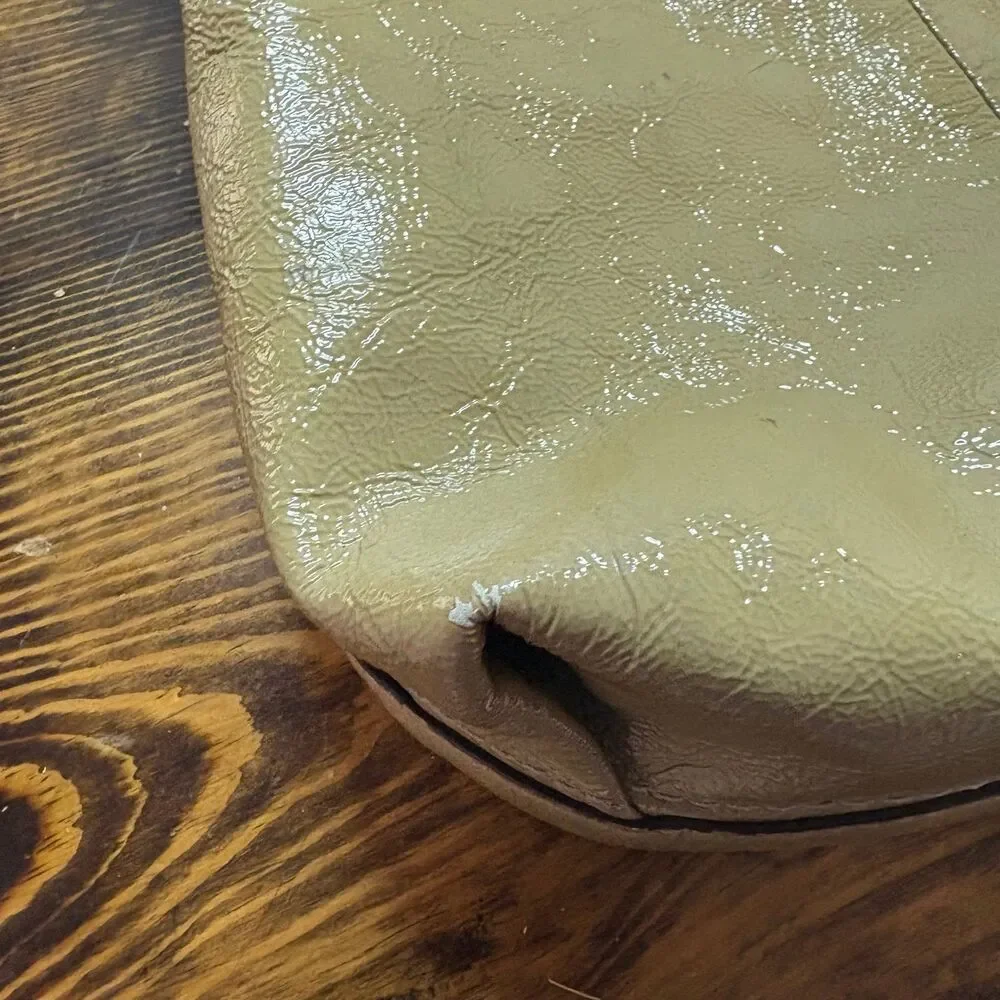 Coach Peyton Green‎ Patent Shoulder Bag